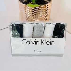 Calvin Klein 5 pack Thongs Set